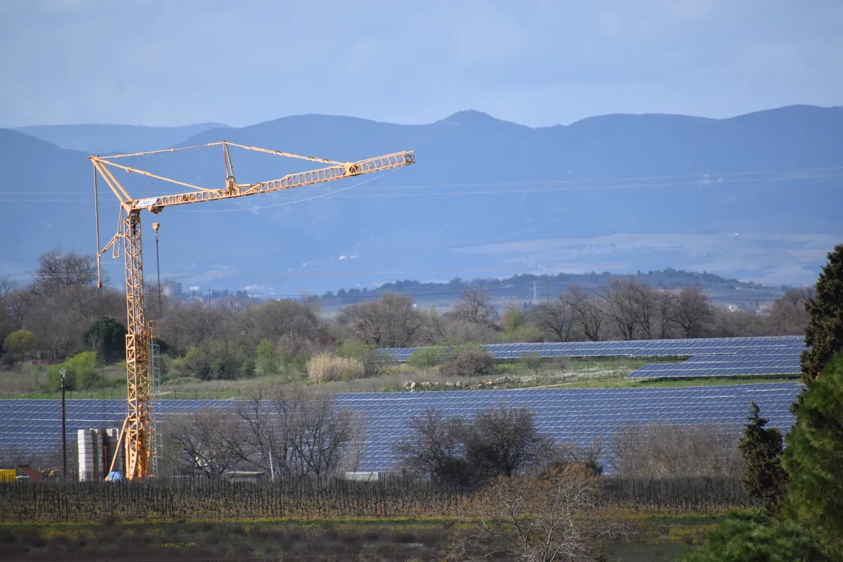 Panneaux photovoltaïques à Servian